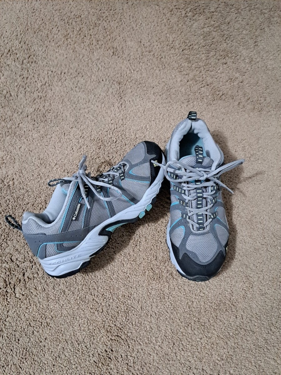 Columbia Womens Kaibab Techlite Trail Running Shoes Metallic Lace Up Size 10