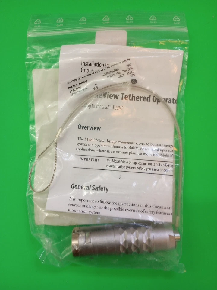 ALLEN BRADLEY 2711T-JUMP MOBILEVIEW ACCESORIO PUENTE CONECTOR PUENTE CONECTOR Foto 2 de 2