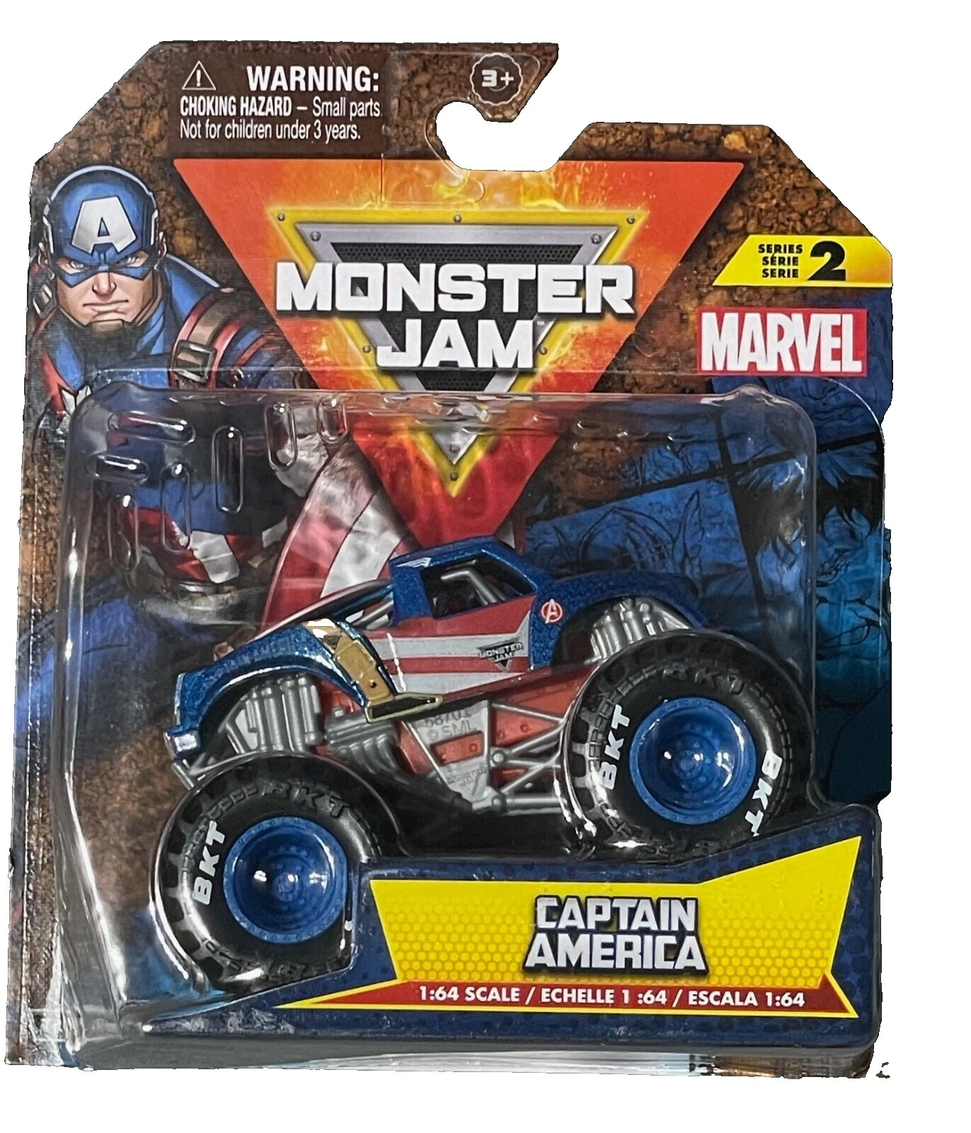 Capitán América camiones monstruo Diecast contemporáneos de fabricación