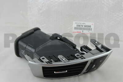 5567060260 Genuine Toyota REGISTER ASSY, INSTRUMENT PANEL, NO.3