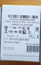 One New WAGO 750-631 750631 PLC Module In Box...