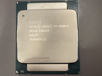 Intel Xeon E5-2690 V3 SR1XN  12-Cores 2.6 GHz 30MB 135 LGA 2011-3 R3 Server  CPU