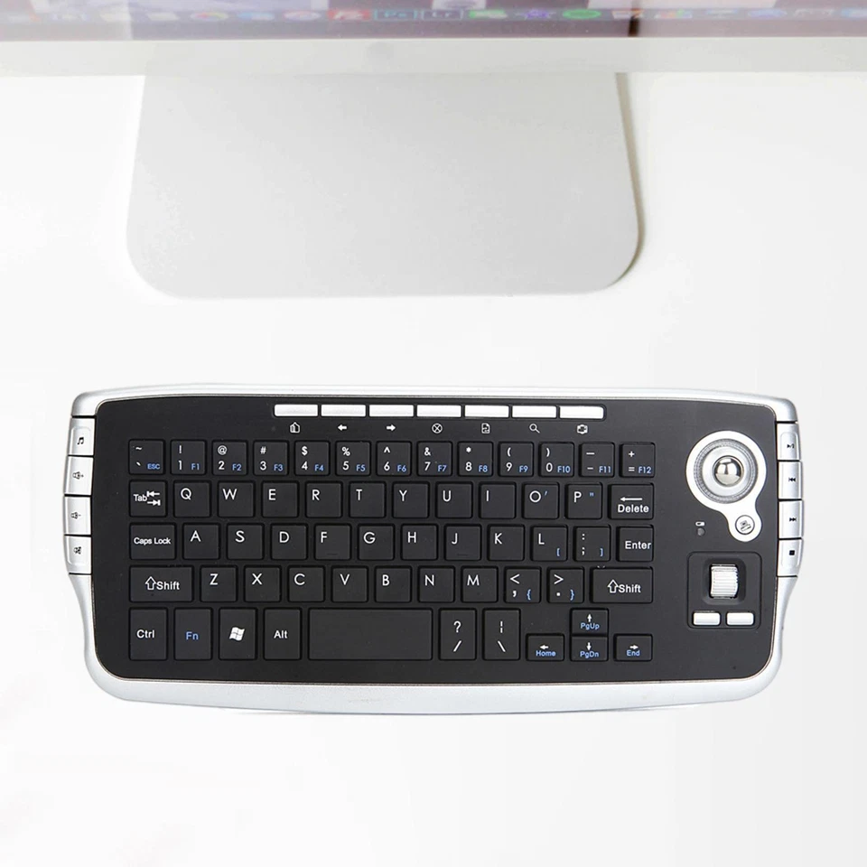 Keyboard Multi Media Trackball 78Keys Plug and Play Professional Keypad Mini for - Image 3 of 4
