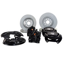 4x Bremss&auml;ttel Bremsscheiben 340/310mm Set VW Golf 7 GTI R vorn hinten neu