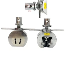 One Pair Force-test Wedge Grips or Clamps for Universal Testing Machine 100KN