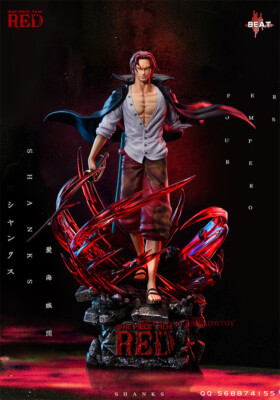 BEAT studio Red Storm Shanks One Piece Anime Statue Deluxe Version