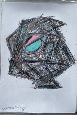 Paranoid Drawings 10x Original Art Abstract Artwork FAUSTASORENTAS DECEMBER 2019