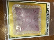 M.H. candlewick complete pillow kit rose parfait