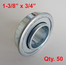 50 FLANGE BEARINGS 1-3/8" OD x 3/4" ID, GARDEN EQUIPMENT, LAWNMOWERS, CARTS
