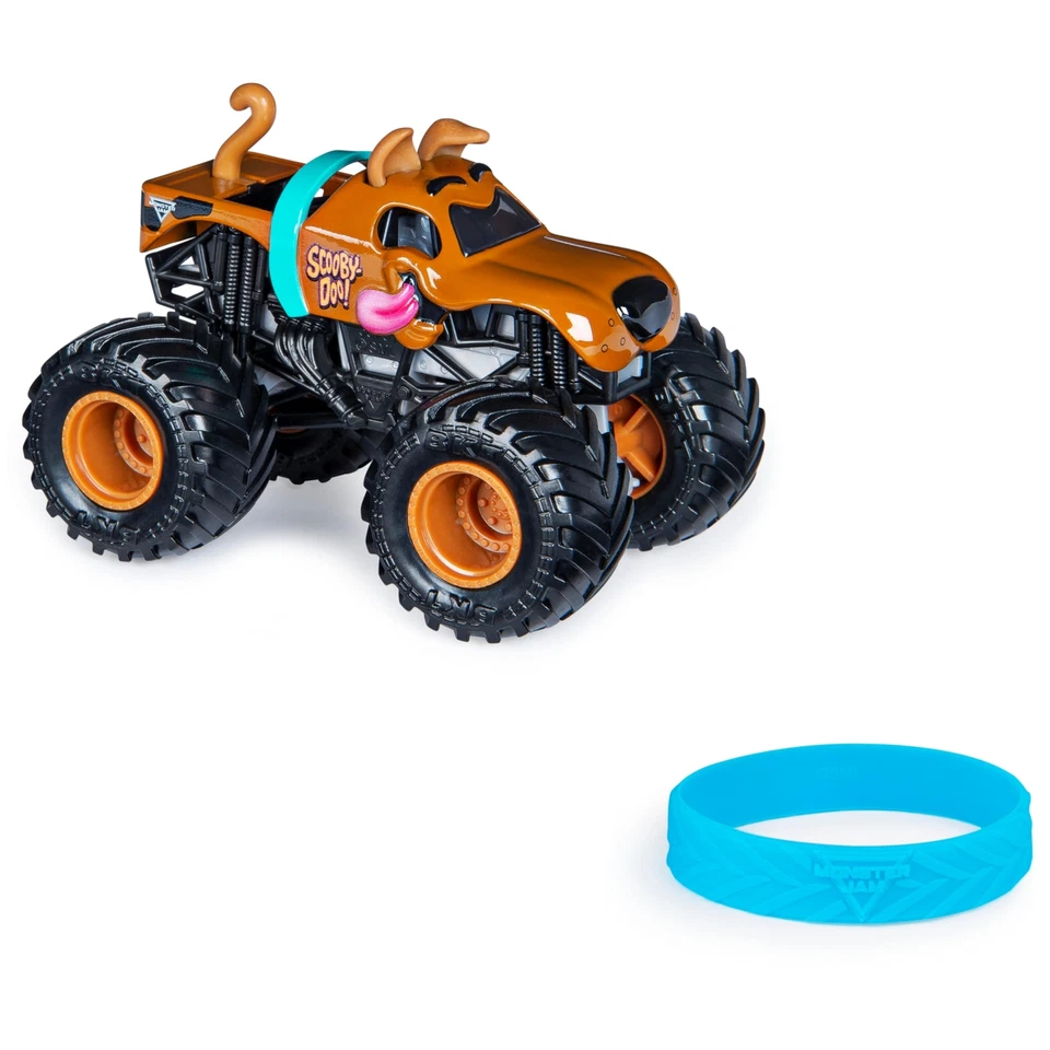 Brinquedo colecionável Scooby Doo Monster Jam oficial caminhão fundido escala 164 - Imagem 2 de 4