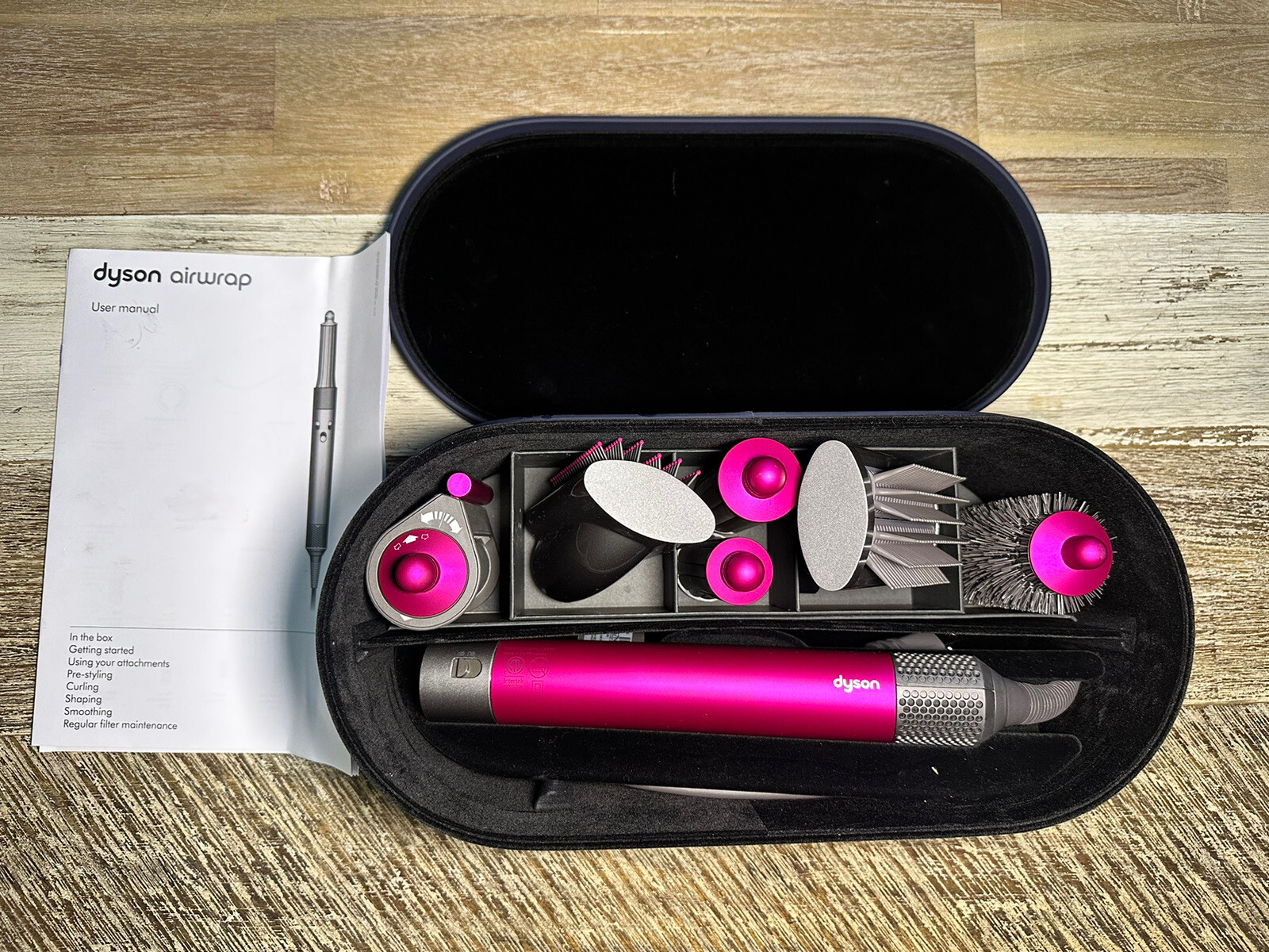 Dyson Official Outlet Airwrap MultiStyler Complete, Fuchsia/Nickel
