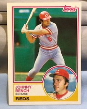 1983 Topps - #60 Johnny Bench Cincinnati Reds