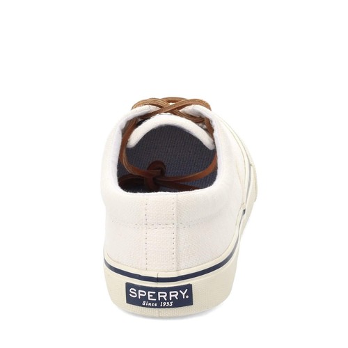 Sperry Men Striper II CVO Baja Sneaker White Linen STS23060 - Foto 4 di 6