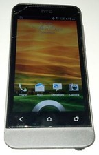 HTC One V 4GB Gray U.S. Cellular Android Smartphone Cracked Glass Bad Digitizer
