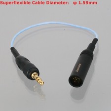 Bodypack Microphone Mini-XLR TA5M 5Pin Male to Push-Pull 3.5mm Stereo Plug Cable