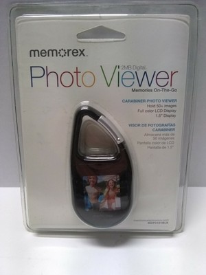 Memorex Photo Viewer 2mb Digital New Black Memories On The Go 