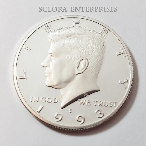 1993 S KENNEDY *90% SILVER PROOF* HALF DOLLAR