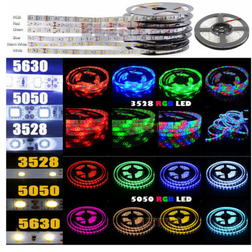 Wholesale LED Strip Lights 3528 5050 5M/10M/15M/20M RGB SMD 12V Roll Waterproof - 第 1/45 張圖片