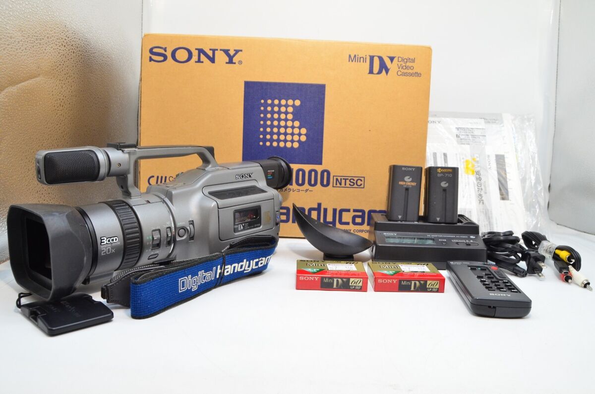 NEAR MINT Sony Handycam DCR-VX1000 Digital Camcorder Video NEAR MINT Sony Handycam DCR-VX1000 Digital Camcorder Video