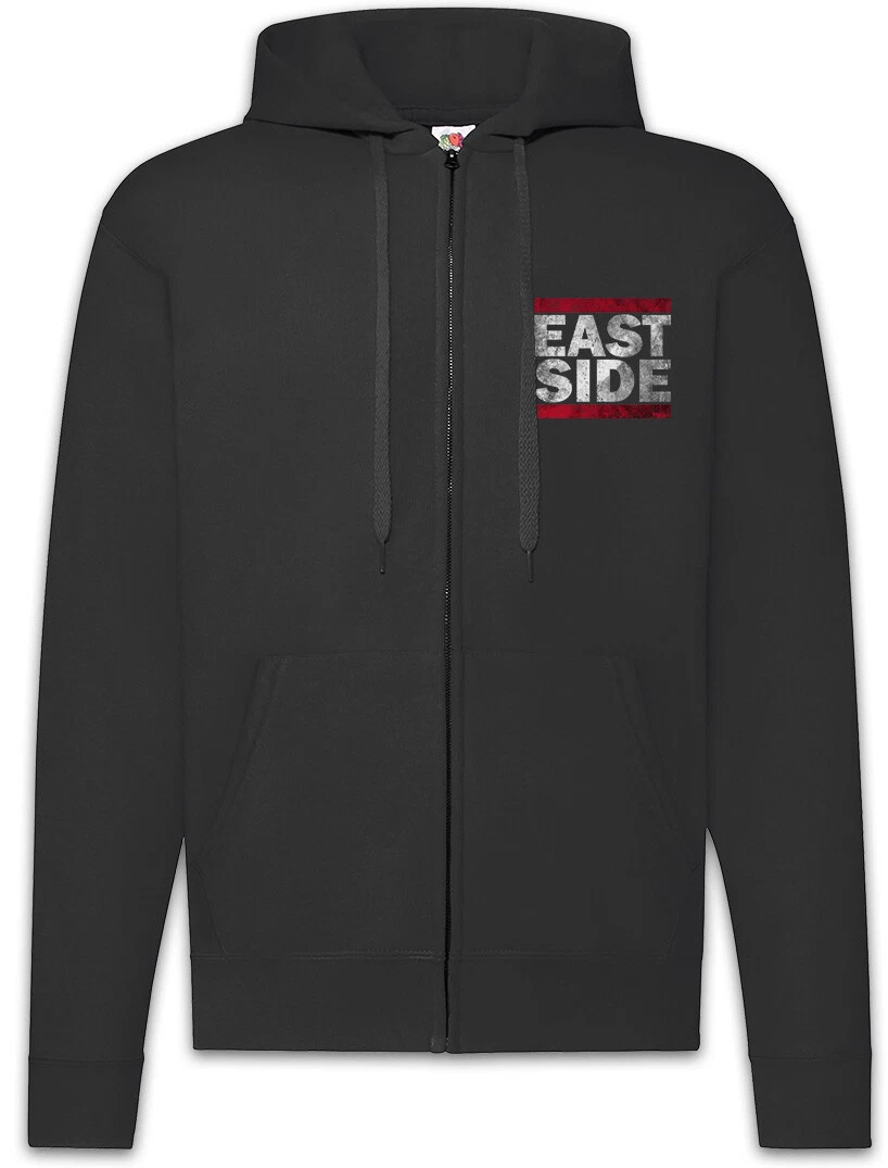 East Side Zipper Hoodie Fun Shirt Coast Usa United States Eastside Westside West