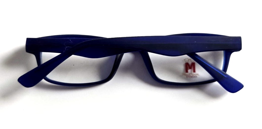Millenial Eyewear Capri Upload Navy Authentic Eyeglasses 47-18-135 NEW MILLENIAL EYEWEAR CAPRI UPLOAD NAVY AUTHENTIC EYEGLASSES  main image 4