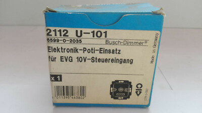 Busch Jaeger Electronic Potentiometer Insert Type: 2112 U-101