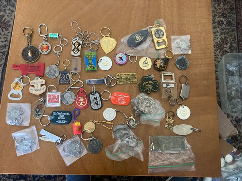 43 ========= ASSORTED KEYCHAINS FROM ALL OVER NICE COLLECTION