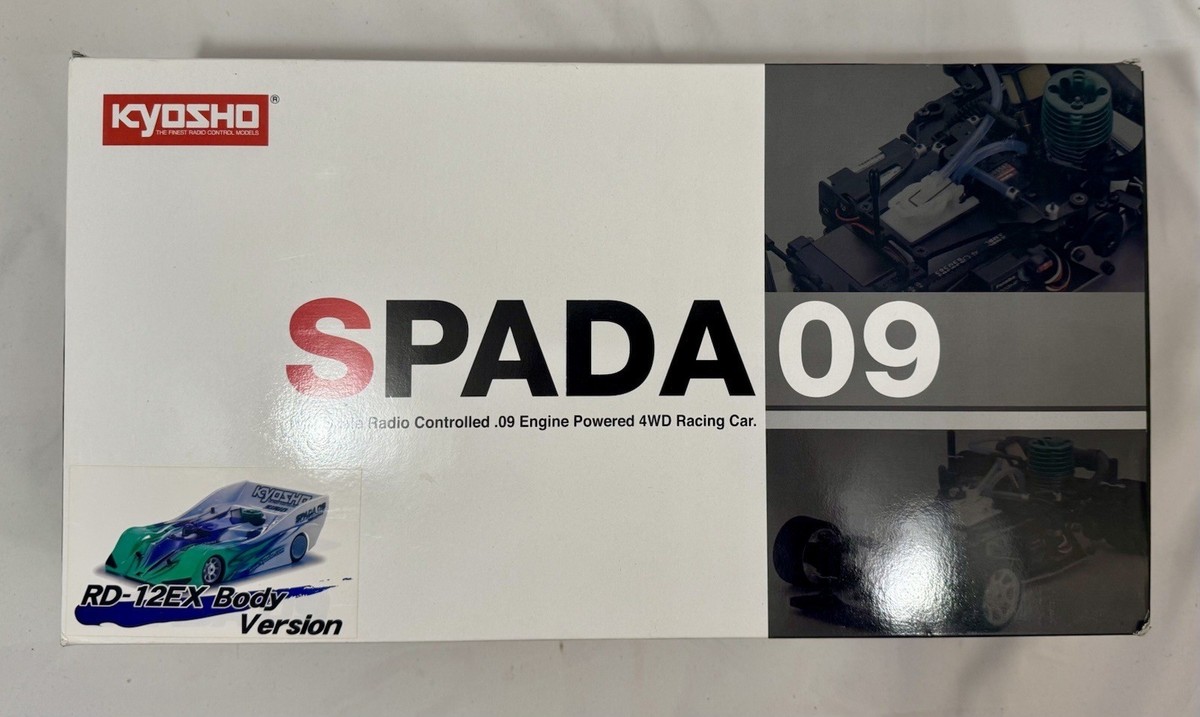 Kyosho SPADA 09 1/12 GP09 4WD Kit 31323 Sirio .09 RD-12EX Body New