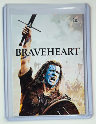 Braveheart Limited Edition Artist Signed  Mel Gibson  Trading Card 6/10