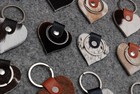 Cowhide keychain Hair On Leather Key Chain (12 key chain) Real Hair On Hide 4838 — photo 2