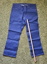 NEW Vintage Sears Genuine Roebucks Men's Jeans 42x32 NOS Straight Leg Dark Wash