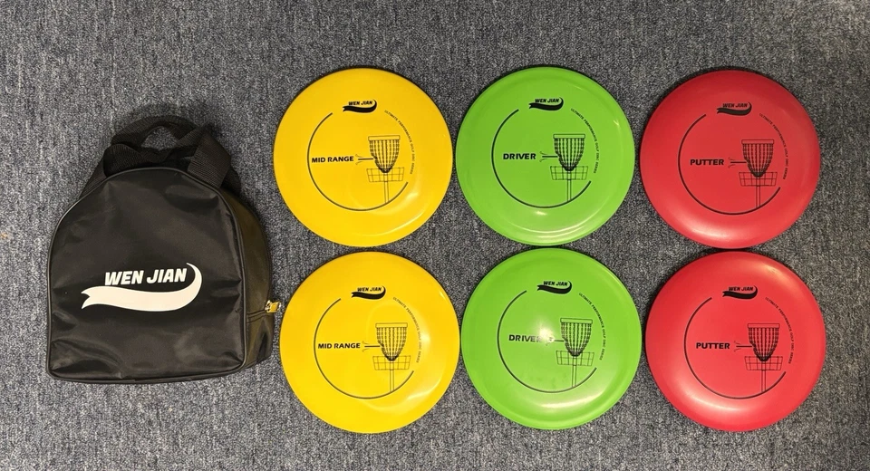 Disc Golf Starter Set. NEW. Driver, Mid Range, Putter w/ Bag Case - Image 3 of 4