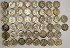 Roll of 50 Silver Roosevelt Dimes $5 Face Value 90% Silver Coins Mixed Dates