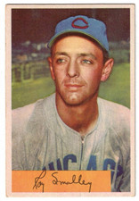 1954 Bowman Set-Break #109 Roy Smalley Chicago Cubs EX-EXMINT