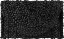 Pochette E Clutch in Paglia Intrecciata per Donna Vintage Portafogli Pochette Bo