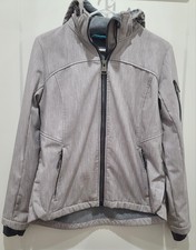 Free Country Women's Softshell Jacket Fleeced-Lined Full Zip Pockets Size Medium