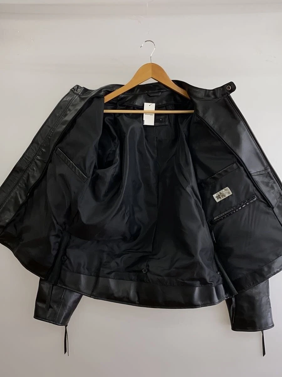 Liugoo Leathers Leather Jacket Blouson/Ll/Cowhide/Blk/Cw22-R-5// 3976 - product detail image 3