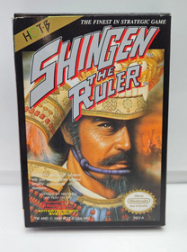 Shingen the Ruler NES Nintendo Oval SOQ REV-A 1990 CIB MAP Tested
