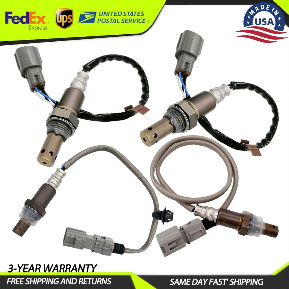 4X Up&Downstream Oxygen Sensor For Toyota Highlander Lexus RX330 2004-2006 3.3L