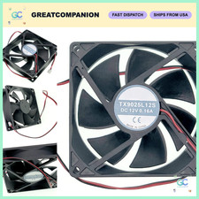 90mm Case Cooling Fan DC12V 0.16A 2-Wire for Computer PC - Quiet Efficient