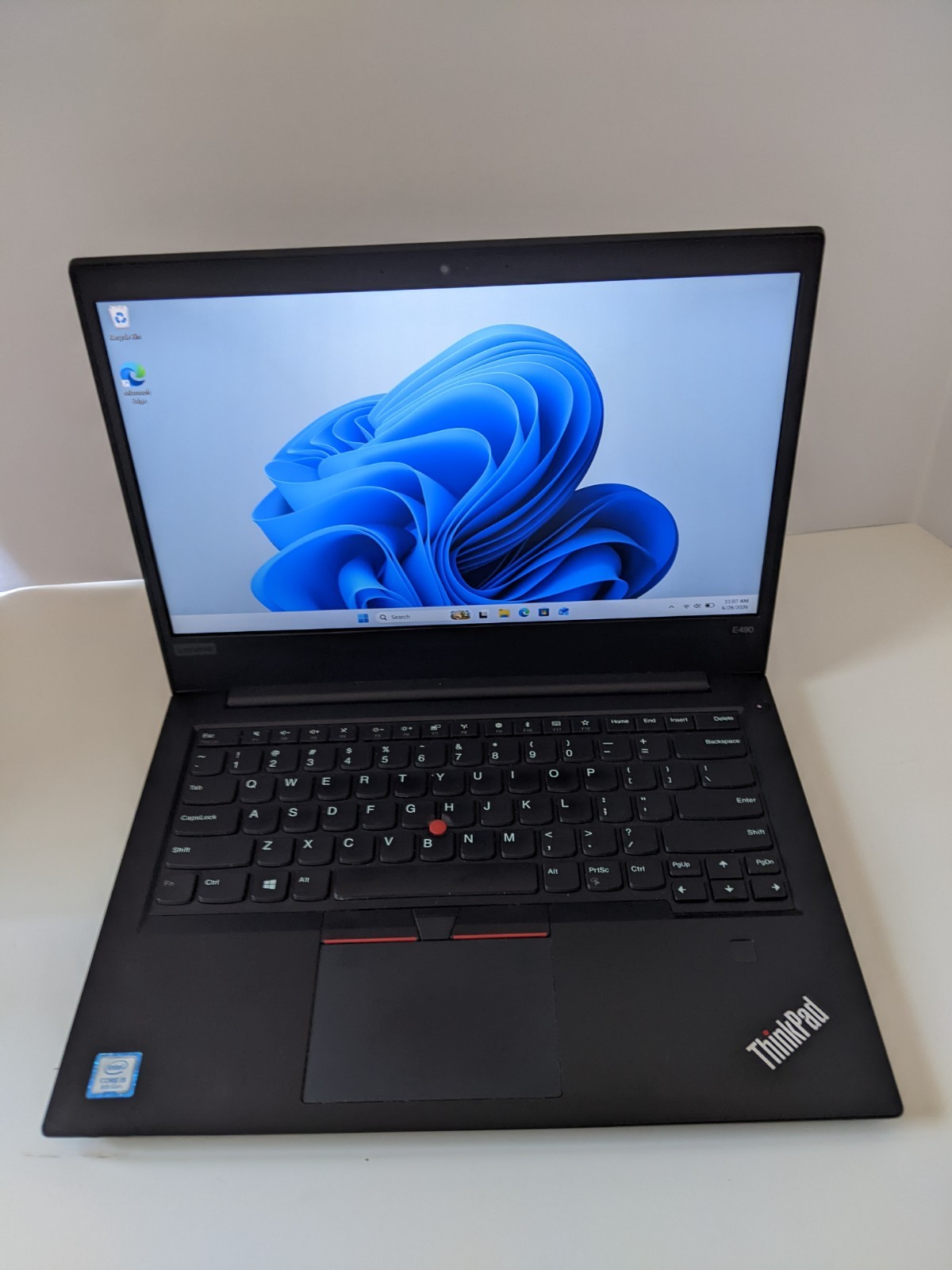 Lenovo ThinkPad E490, 14-Inch Laptop, with Intel Core i5-8265U, Windows 11 Pro