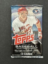 2014 Topps Series 1 Baseball Factory Sealed Retail Pack Jeter Pujols Ichiro HOF