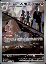 Team Rocket's Dugtrio 239/217 Ascended Heroes Illustration Rare