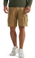 Men's Wrangler Cargo Shorts w Stretch SIZE 38 Relaxed Fit Tech Pocket 10" Inseam