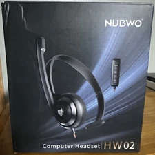 NUBWO HW02 USB Headset with Microphone Noise Cancelling &in-line Control