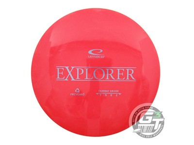 NOS Latitude 64 Recycled Gold Explorer 168g Red Lilac Foil Driver Golf Disc