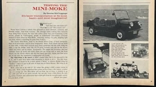 1966 Austin Mini-Moke Beach Buggy Road Test article AD