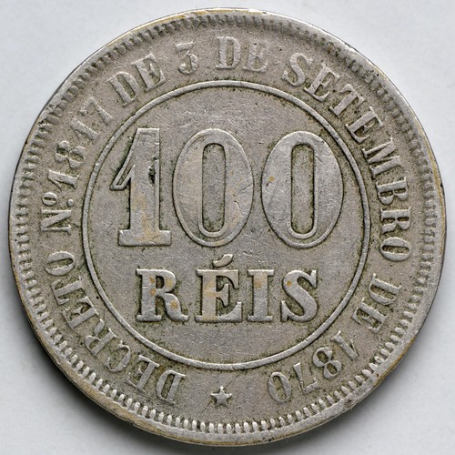 1881 Brasile 100 riso - Foto 2 di 2