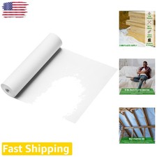 Heavy Duty 10 Mil White Plastic Sheeting 10'x100' Vapor Barrier