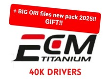 ECM TITANIUM FULL DRIVER 43K WORK AND TESTED 43000 ECU TOOL & FILES ORI GIFT!! 